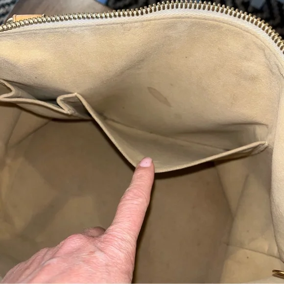 SOLD-Authentic Louis Vuitton Damier Azure Saleya MM - Picture 11 of 15